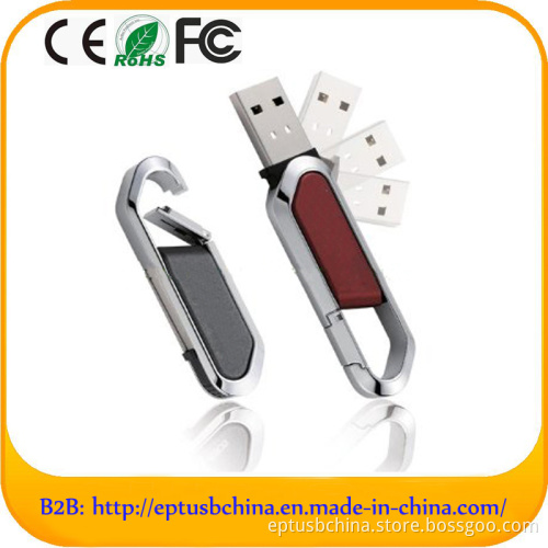 Latest Design Leather USB Pen Driver for Business Gifts/USB Pen Drive USB Memory Stick for Promotion Gift (EL008)